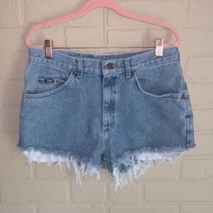 Vintage Frayed Jean Shorts 